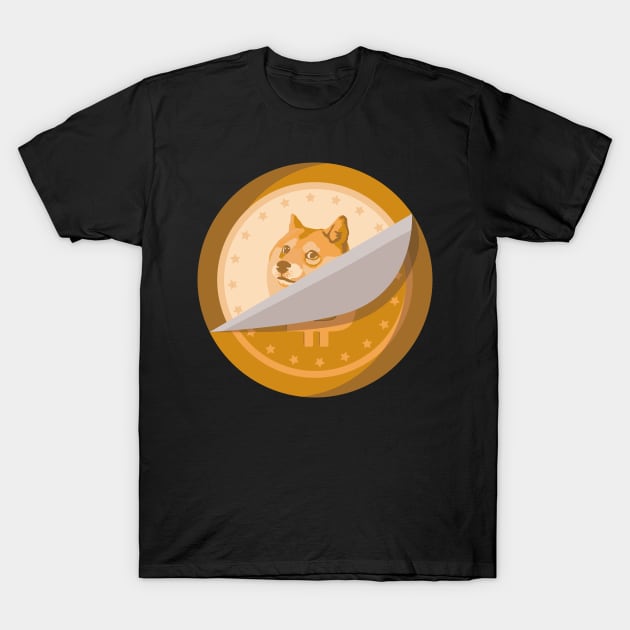 Doge Coin Hodler T-Shirt by EquilibriumArt